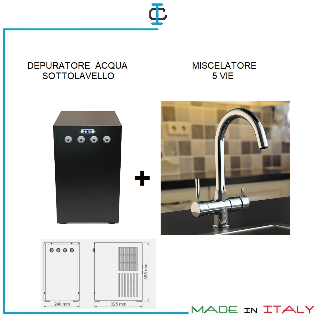 Depuratore Acqua con Miscelatore a Bologna by IdeareCasa art.CDEZEY150 . Depuratori  Acqua Zerica Made in Italy