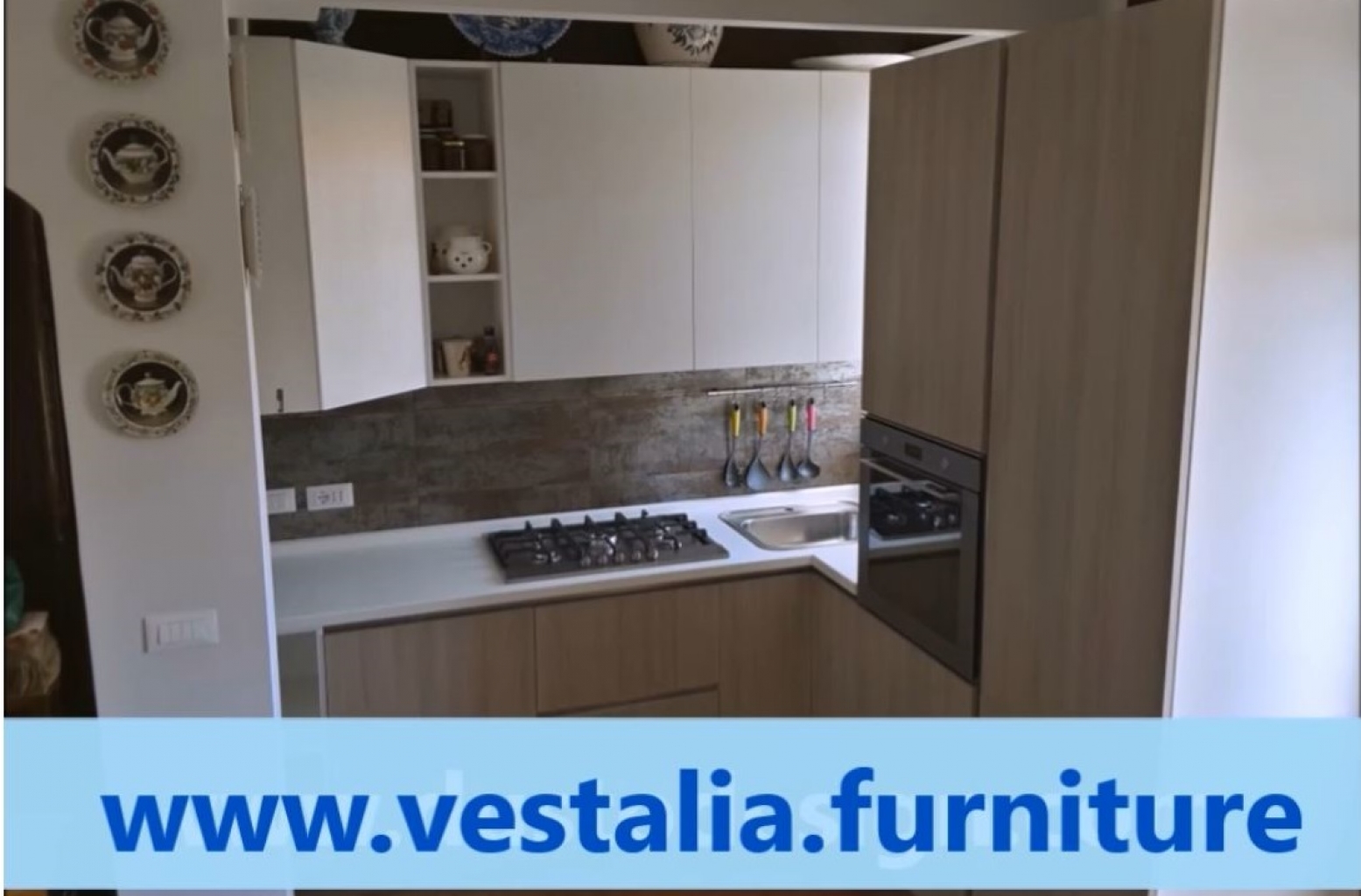 Cucina VESTALIA mod. Jessica angolare con Ristrutturazione