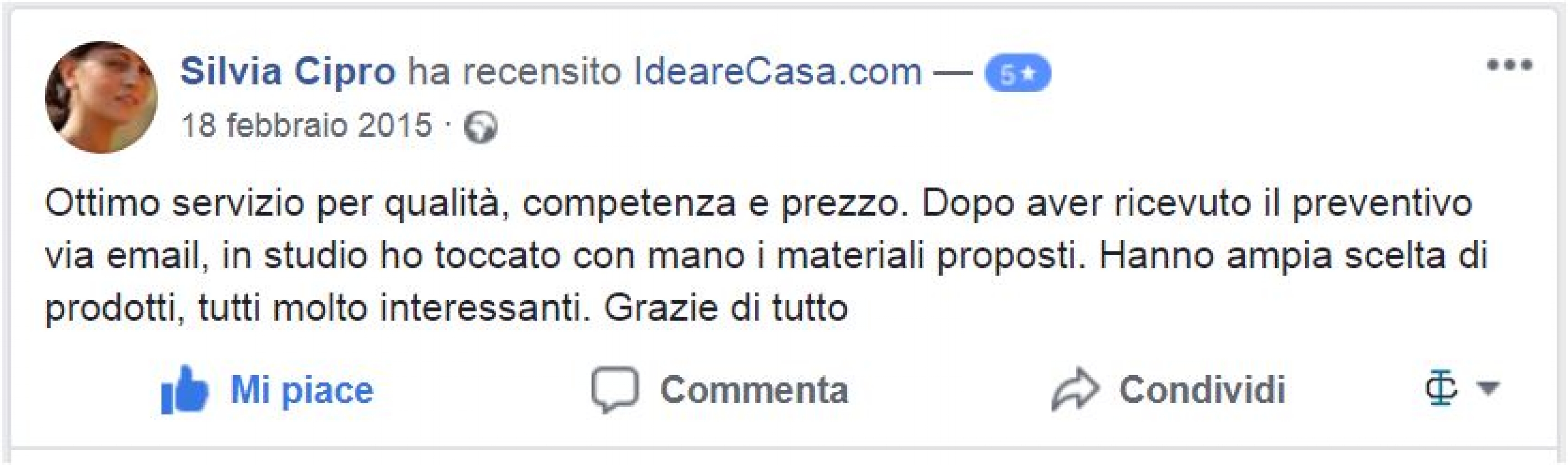 Recensione Sig.ra Cipro