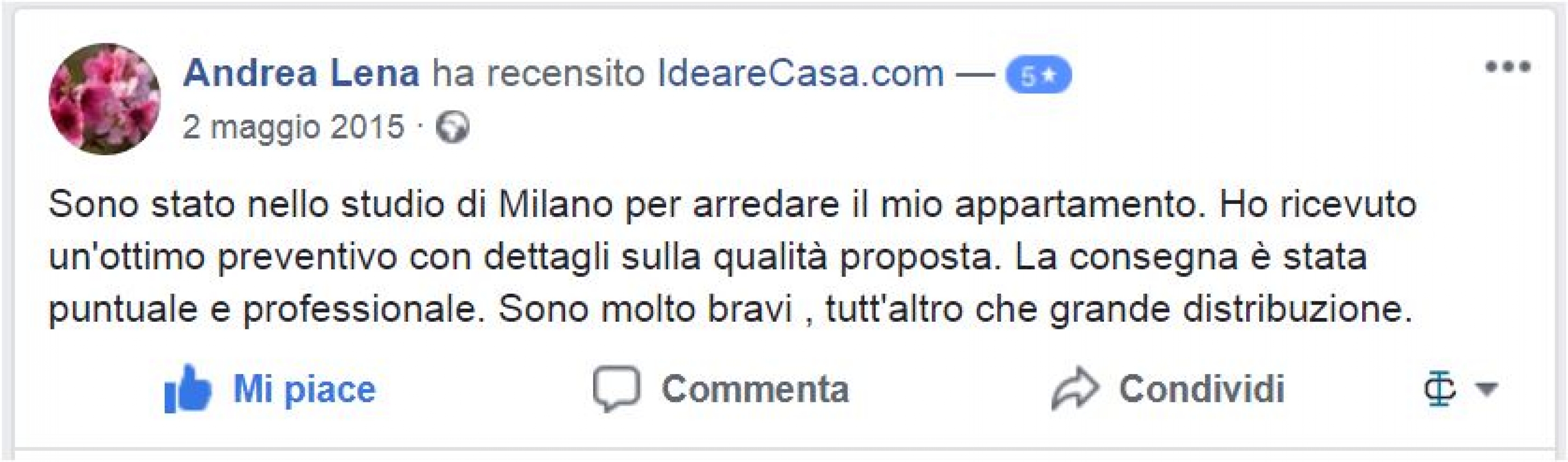 Recensioni del sig. Lena 