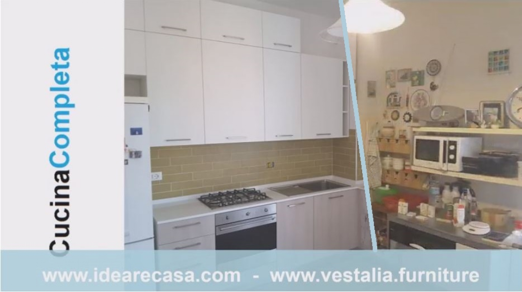 Cucina VESTALIA mod Sally con Quarzo Stone SuperWhite