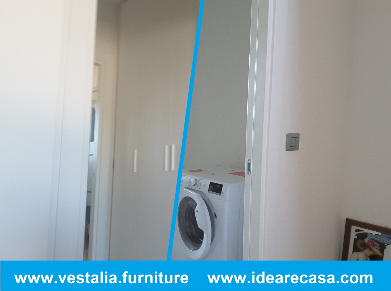 Armadio VESTALIA porta lavatrice h. 290 cm.