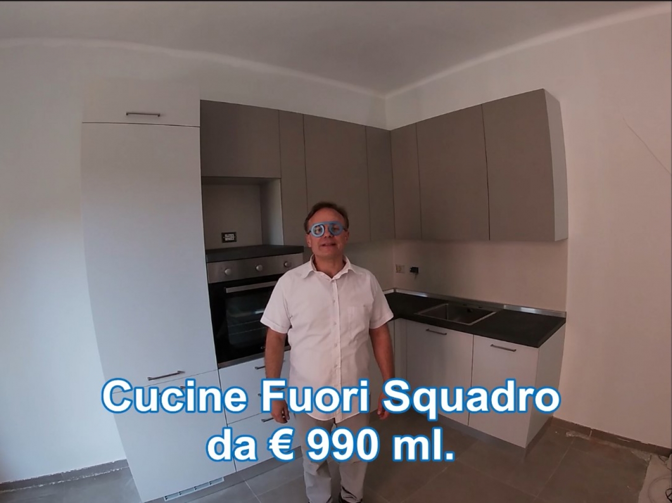 Kitchens with out-of-square corner in Bologna