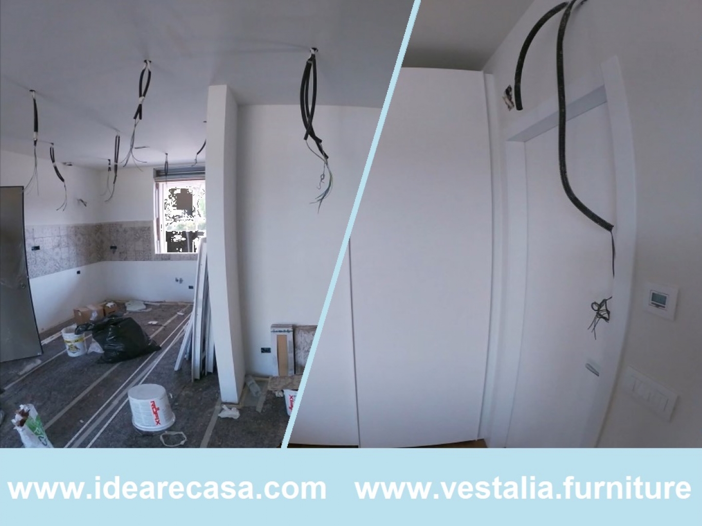 VESTALIA Sliding Wardrobe made to measure for Niche