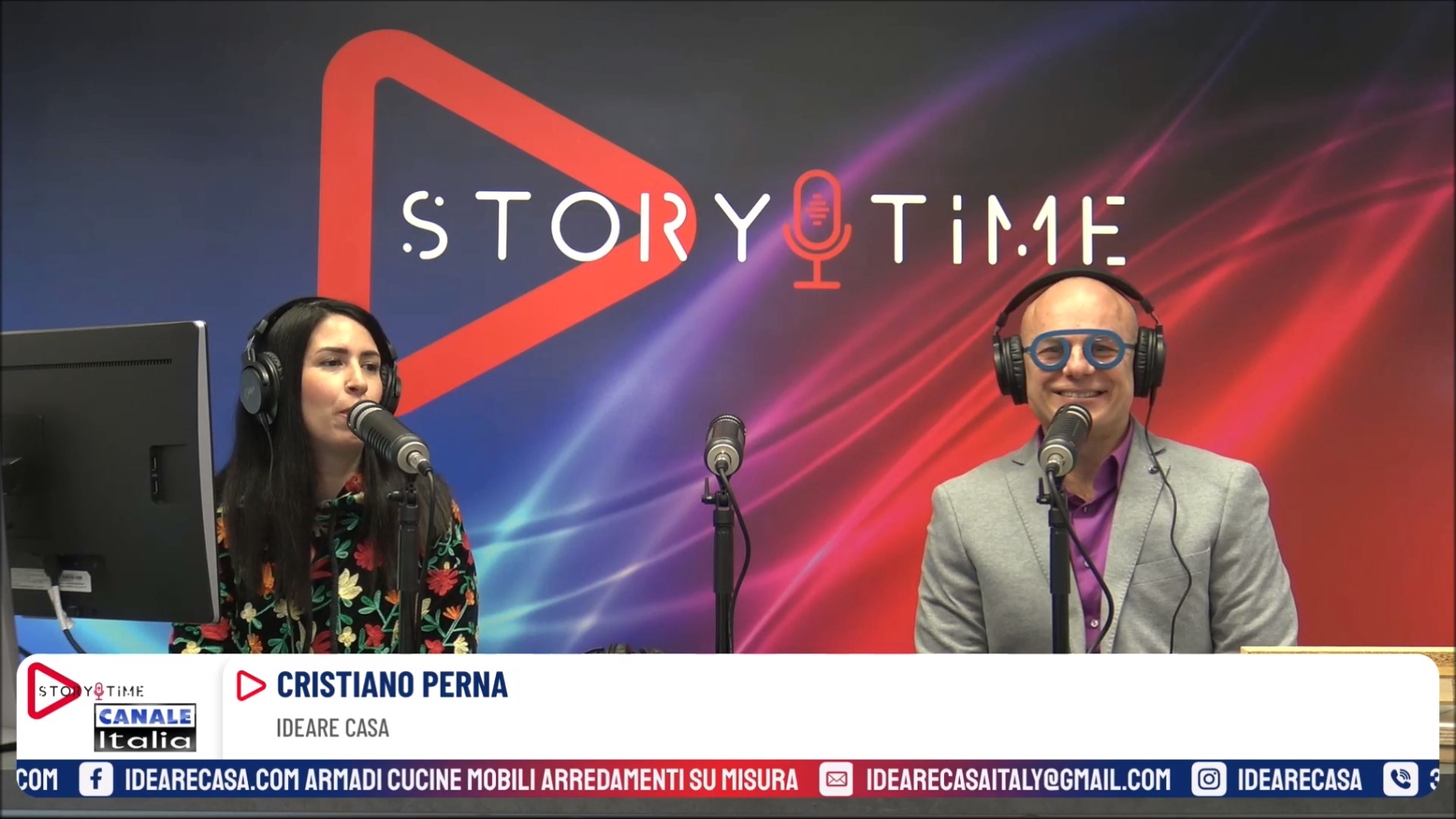 Presentation of IdeareCasa on Story Time by Radio Canale Italia