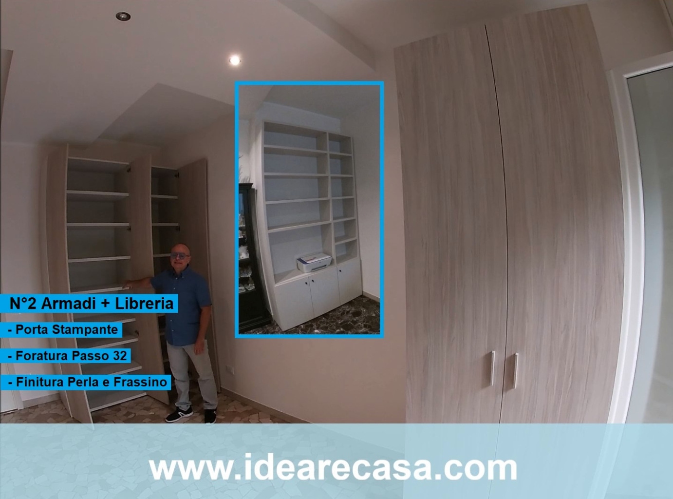 N°2 Cabinets + Printer holder bookcase