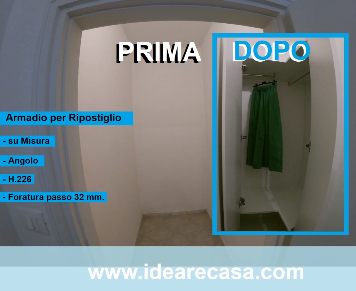 Custom Wardrobe H.226 for Storage Room