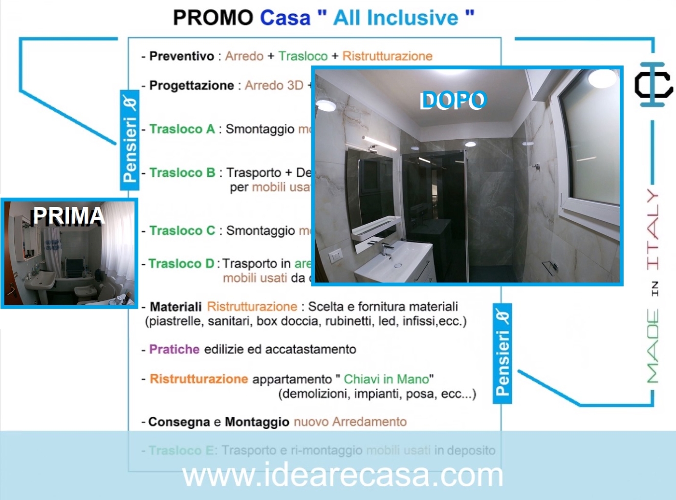 All Inclusive Home Formula with Removals, Design, Materials, Complete Renovation and New Kitchen in Bologna